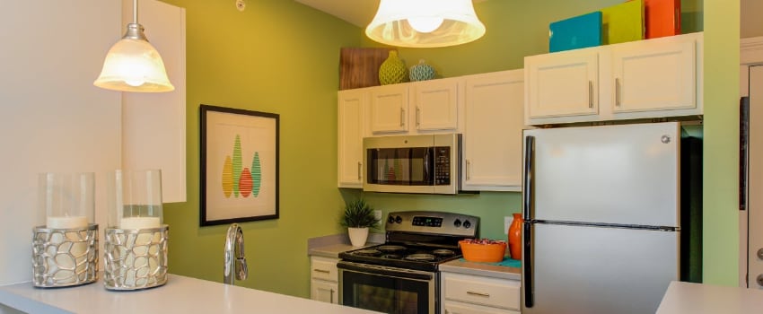 Kitchen in a West Lafayette apartment